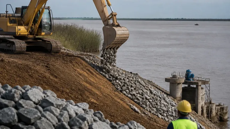 Santa Fe inicia la etapa final del Terraplén Garello para reforzar defensas en la costa del Paraná