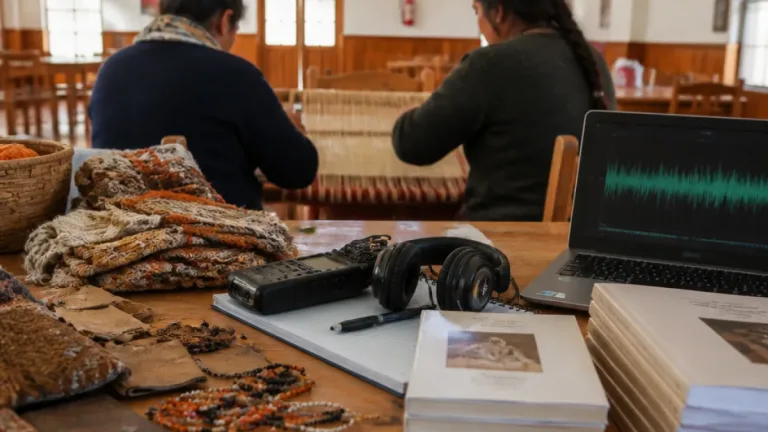 Jóvenes y universidad registran saberes artesanales del barrio Toba mediante podcast y un manual
